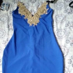 Royal blue dress